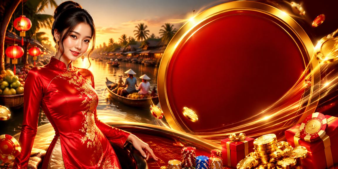 Người dùng đặt cược trực tuyến tại vùng đồng bằng sông Cửu Long với trang phục áo dài